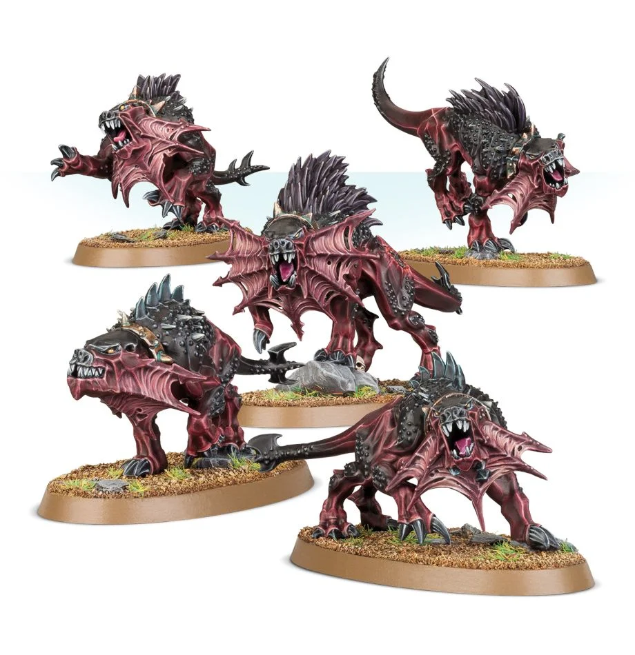 DAEMONS OF KHORNE Flesh Hounds