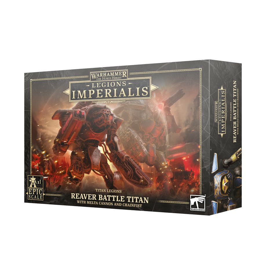 Legions Imperialis: REAVER BATTLE TITAN MIT MELTA CANNON UND CHAINFIST Legions Imperialis: REAVER BATTLE TITAN MIT MELTA CANNON UND CHAINFIST