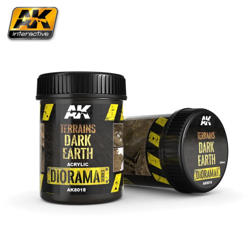 AK-8018 Terrains Dark Earth (250mL) (Acrylic)