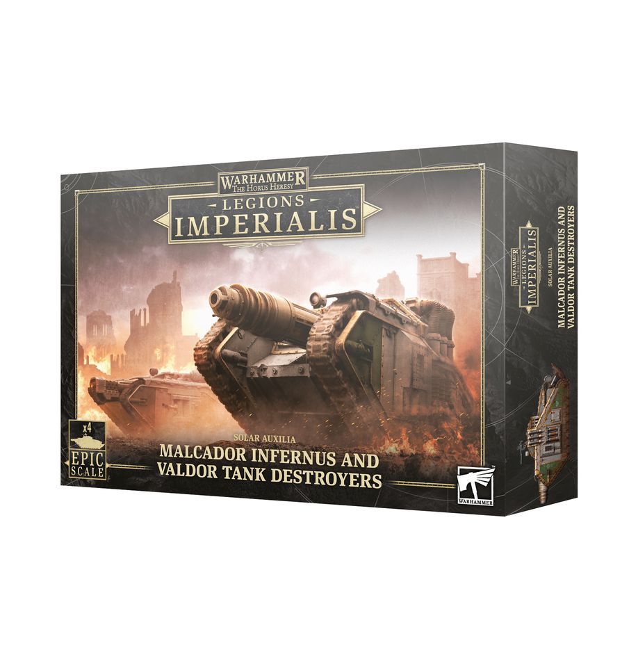 LEGIONS IMPERIALIS: MALCADOR INFERNUS UND JAGDPANZER VALDOR