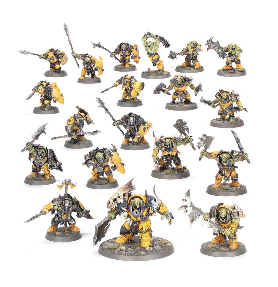 Speerspitze der Orruk-Kriegsclans – Eisenkiefa-Moschmob