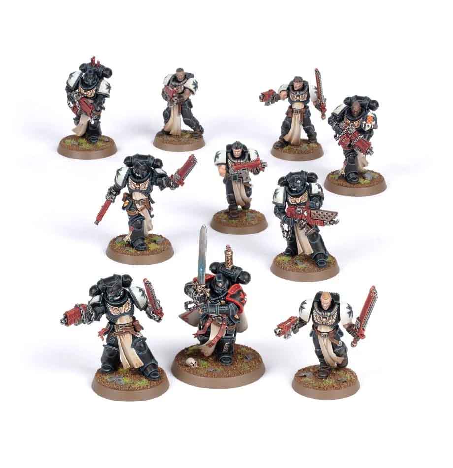 Primaris-Kreuzfahrertrupp der Black Templar Primaris-Kreuzfahrertrupp der Black Templar