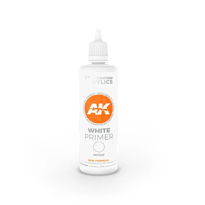 AK-11240 White Airbrush Grundierung Primer (100mL) AK-11240 White Airbrush Grundierung Primer (100mL)