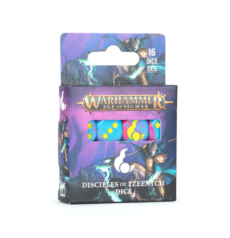 AGE OF SIGMAR:DISCIPLES OF TZEENTCH DICE AGE OF SIGMAR:DISCIPLES OF TZEENTCH DICE