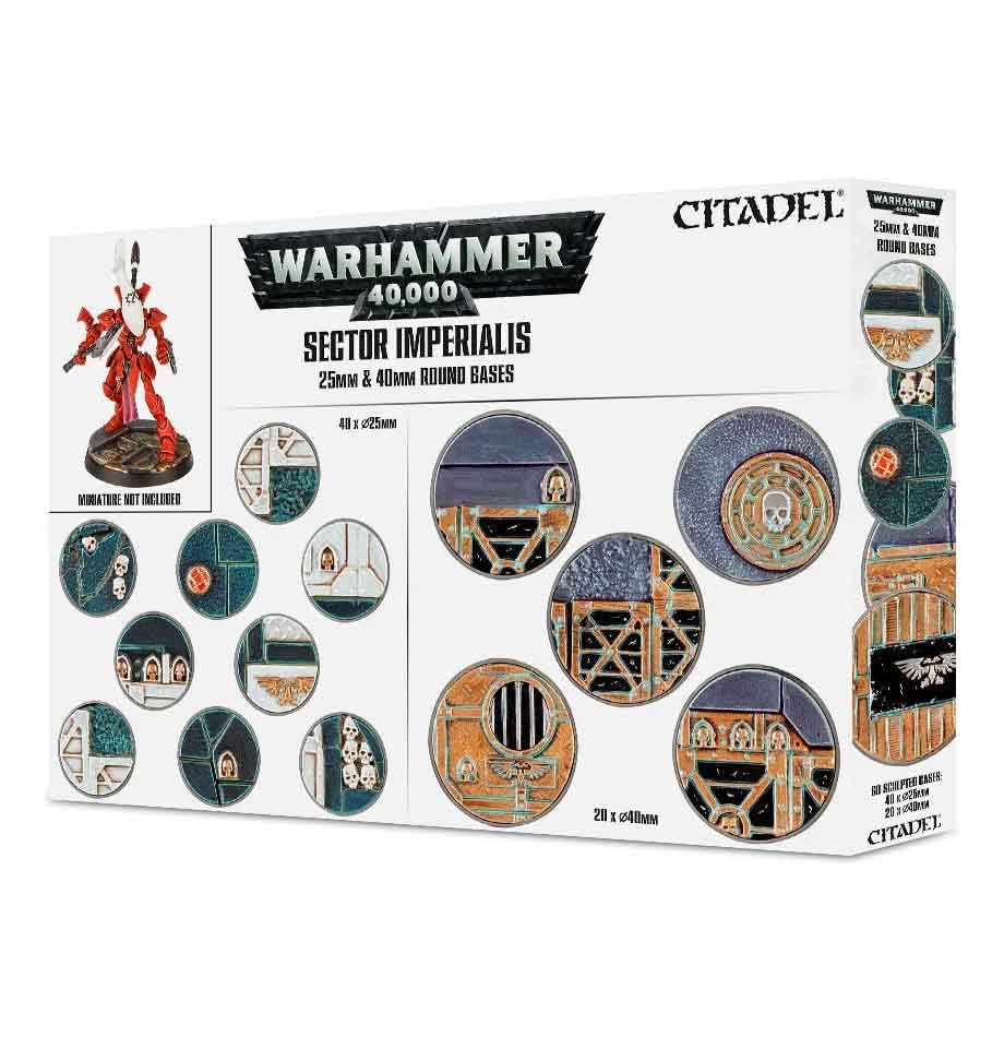 Sector Imperialis: Rundbases (25 & 40 mm)