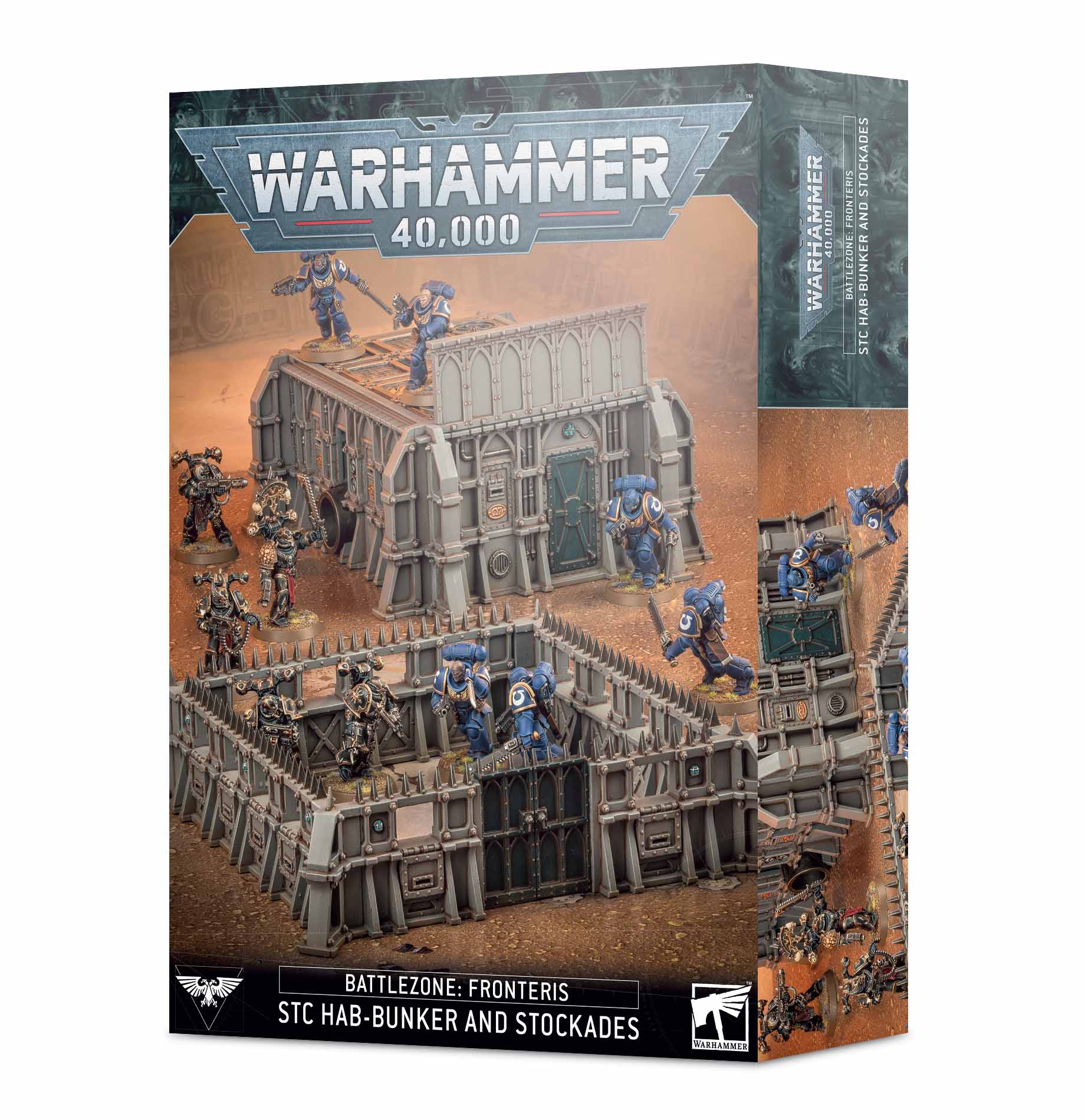 Battlezone Fronteris – STK-Habitatbunker und Palisade