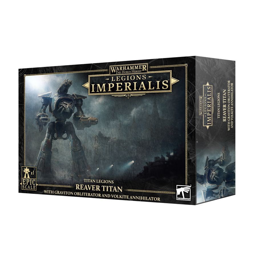 Legions Imperialis: Reaver Titan mit Graviton Obliterator und Volkite Annihilator