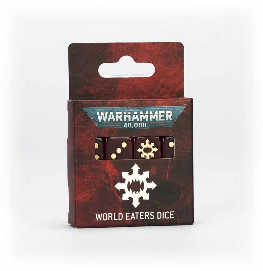 WARHAMMER 40000: Würfelset der World Eaters DICE WARHAMMER 40000: Würfelset der World Eaters DICE