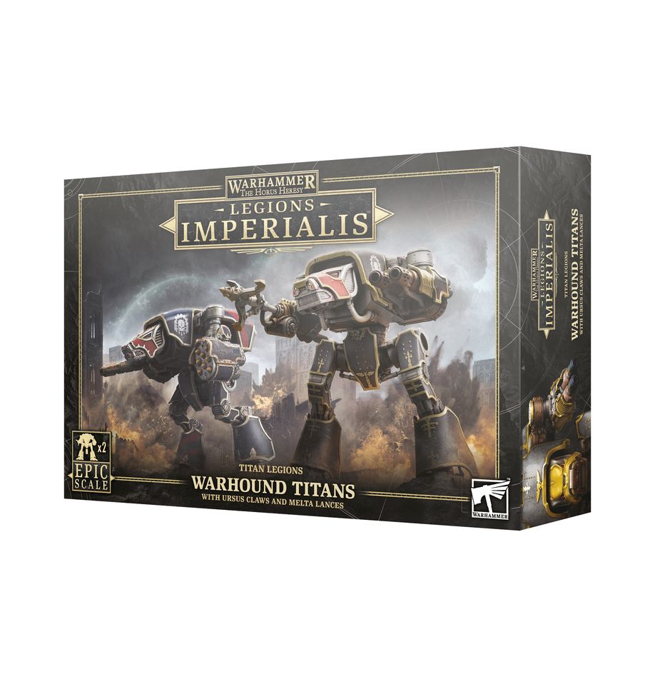 LEGIONS IMPERIALIS: WARHOUND TITANS MIT URSUS CLAWS UND MELTA LANCES