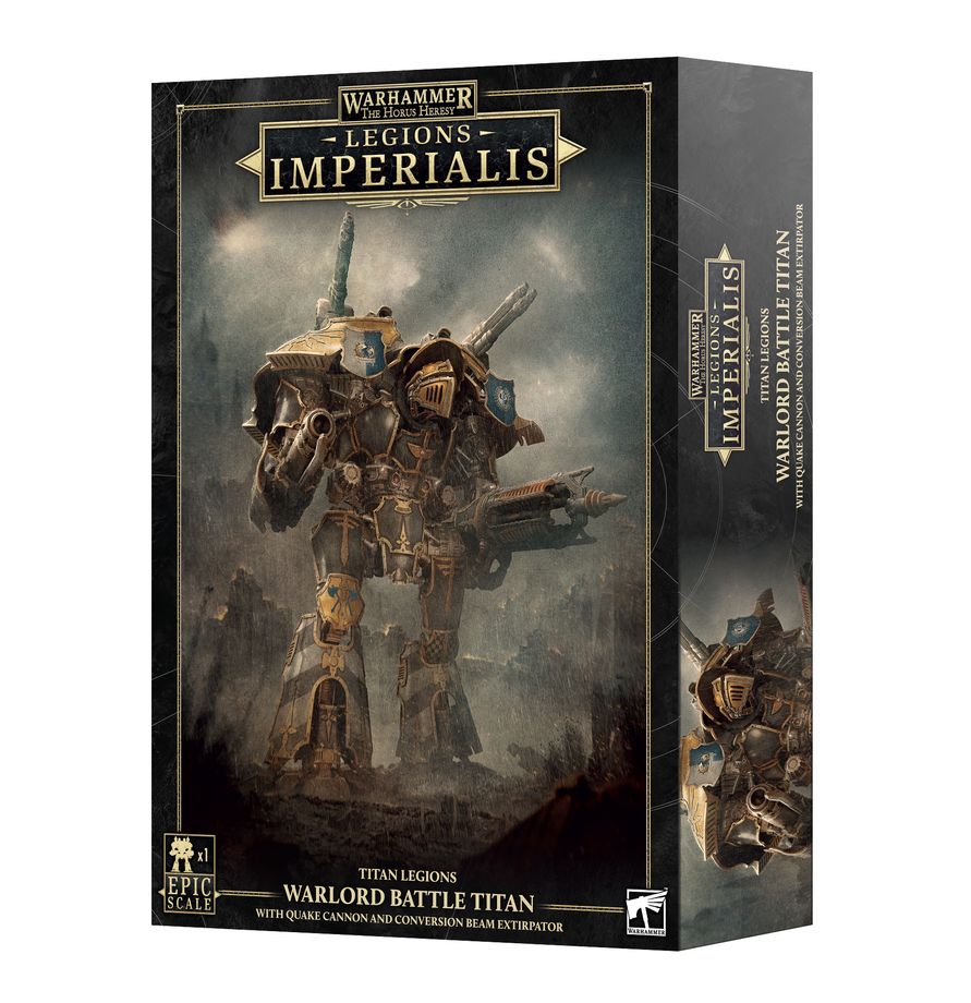 Legions Imperialis: Warlord Titan mit Quake Cannon und Conversion Beam Extirpator
