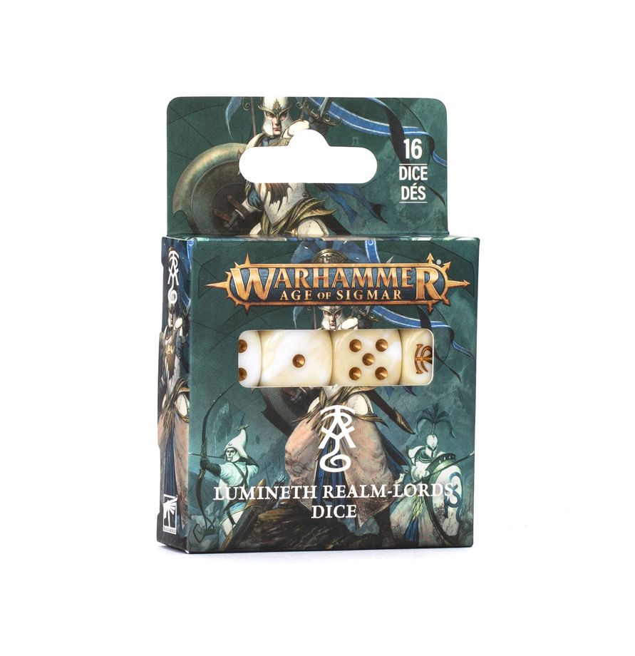 AGE OF SIGMAR: LUMINETH REALMLORDS DICE AGE OF SIGMAR: LUMINETH REALMLORDS DICE