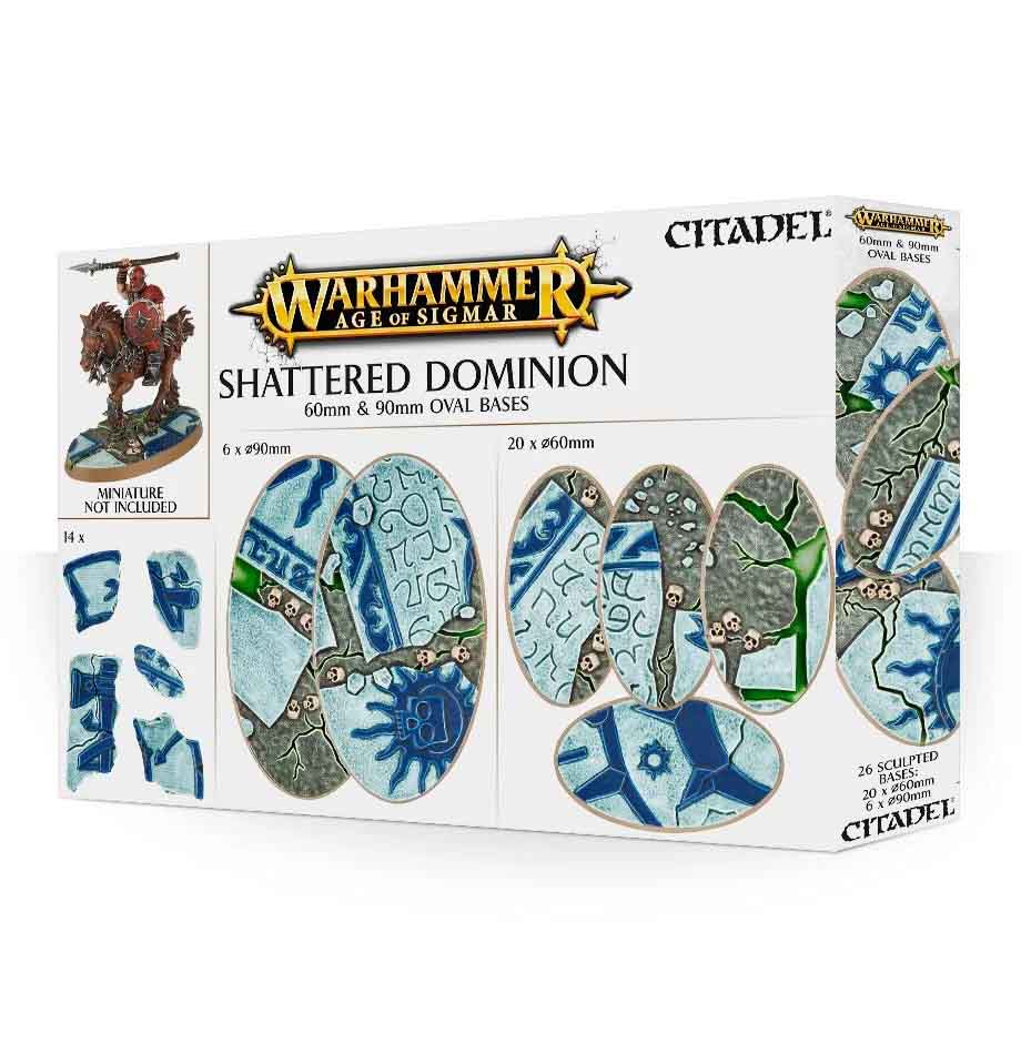 Shattered Dominion: Ovalbases (60 mm & 90 mm) Shattered Dominion: Ovalbases (60 mm & 90 mm)