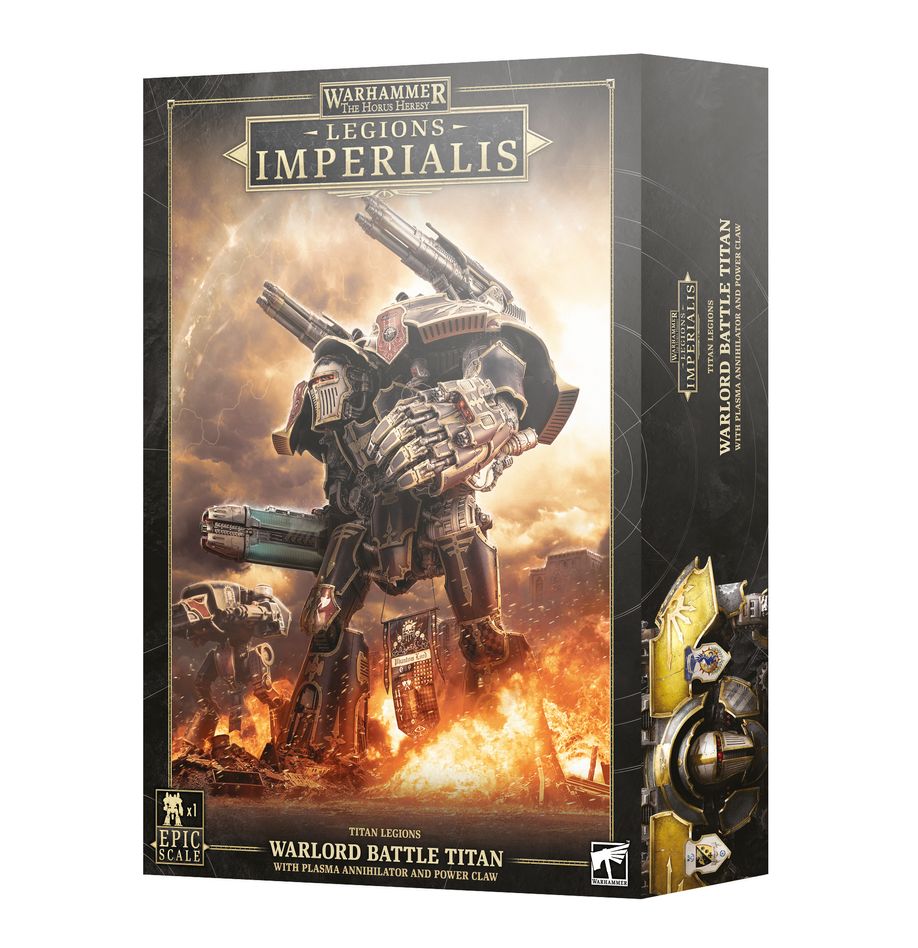 Legions Imperialis: WARLORD TITAN MIT POWER CLAW UND PLASMA ANNIHILATOR Legions Imperialis: WARLORD TITAN MIT POWER CLAW UND PLASMA ANNIHILATOR