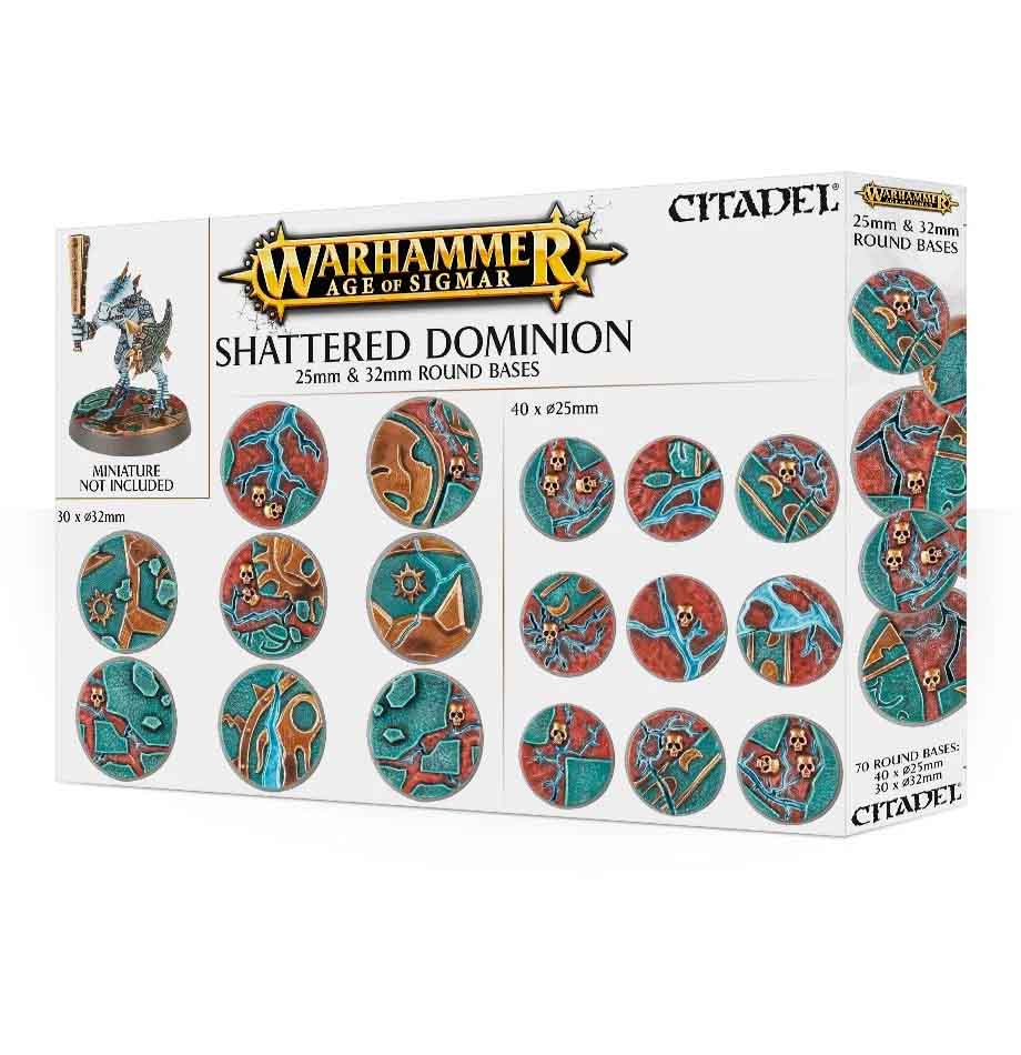 Shattered Dominion: Rundbases (25 mm & 32 mm) Shattered Dominion: Rundbases (25 mm & 32 mm)
