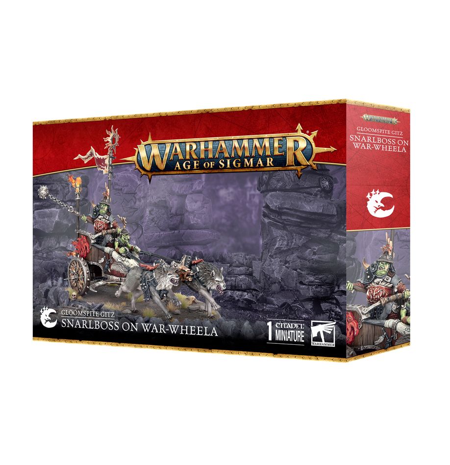 Gloomspite Gitz: Fletschaboss auf Kriegswag'n